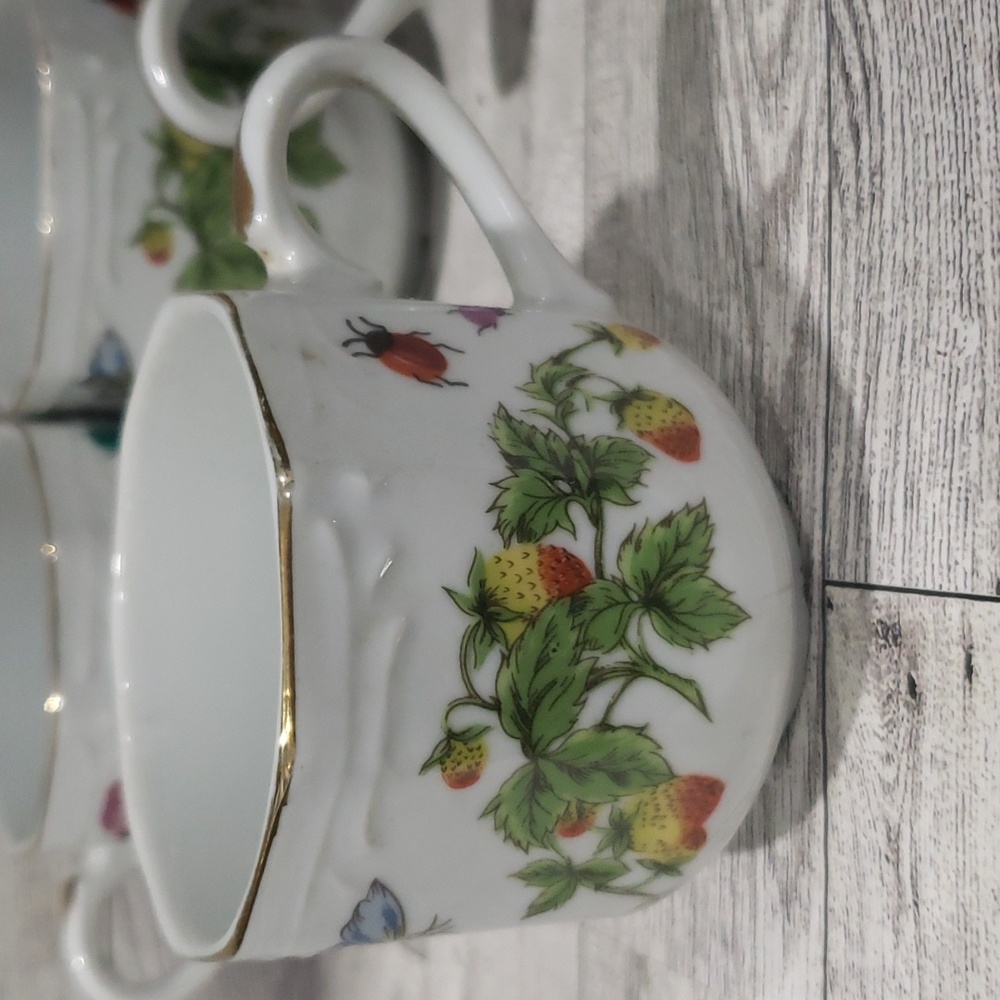 Vintage 4 pc ARDALT LENWILE Japan Tea Cups